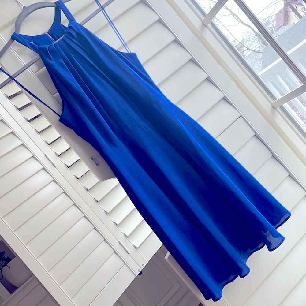 3for$15 Halter neck blue dress